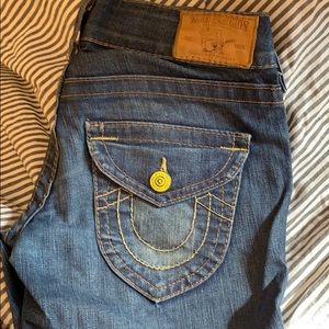 True Religion Straight Leg Size 24